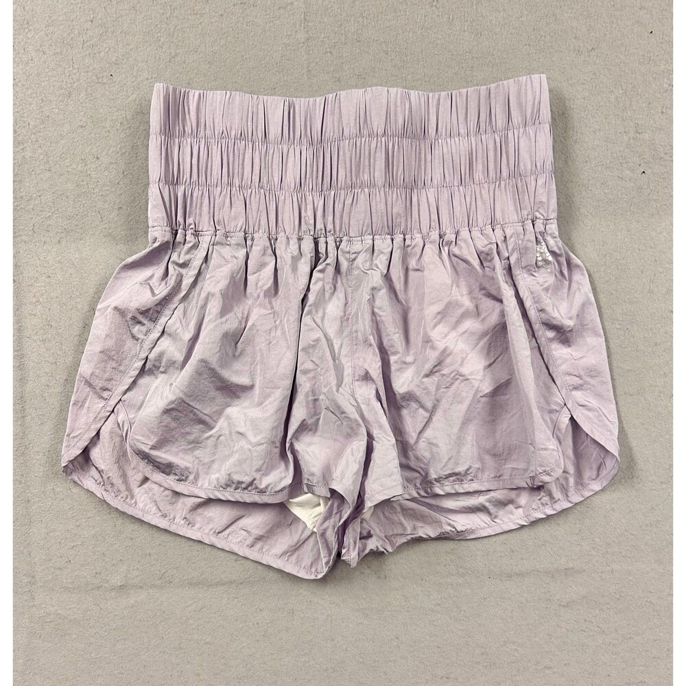 Free People Shorts Womens Medium Purple The Way Home Elastic Waist FP Movement